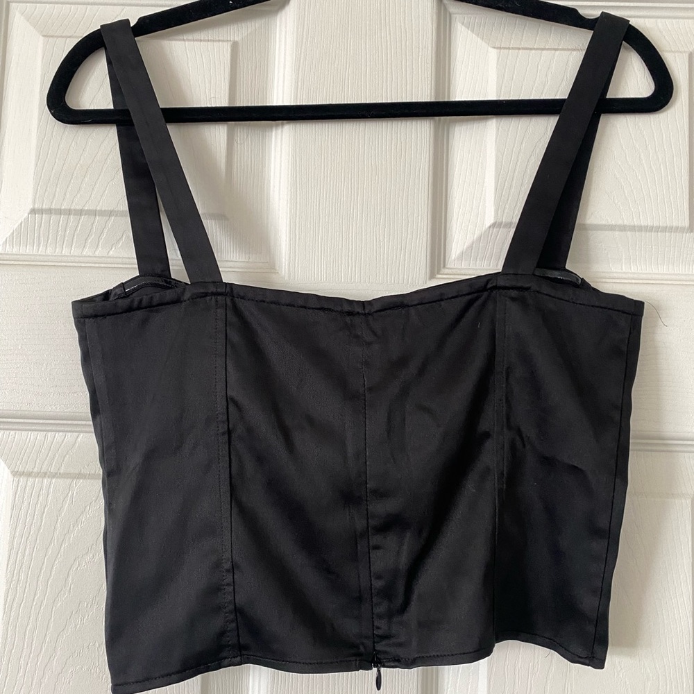 Danielle Bernstein collection satin top - Picture 3 of 3